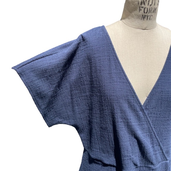 Madewell Cross Front Flutter Sleeve Mini Dress - size XL - Picture 5 of 5